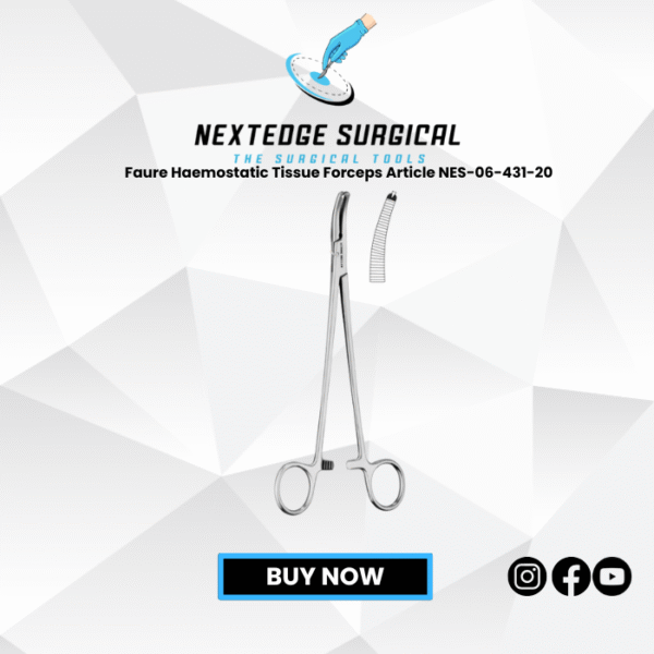 Faure Haemostatic Tissue Forceps Article NES-06-431-20