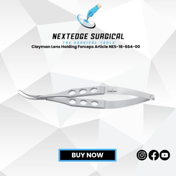 Clayman Lens Holding Forceps Article NES-18-664-00