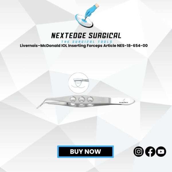 Livernois–McDonald IOL Inserting Forceps Article NES-18-654-00