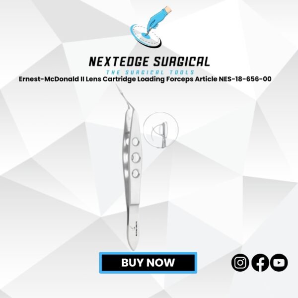 Ernest-McDonald II Lens Cartridge Loading Forceps Article NES-18-656-00