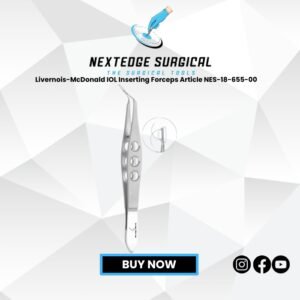 Livernois-McDonald IOL Inserting Forceps Article NES-18-655-00