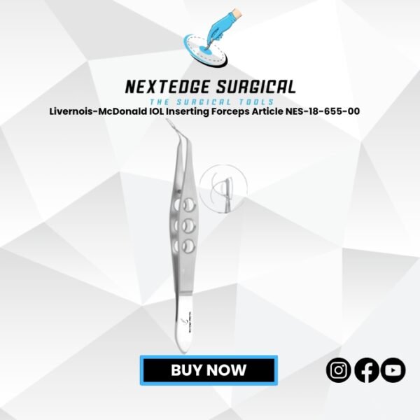 Livernois-McDonald IOL Inserting Forceps Article NES-18-655-00