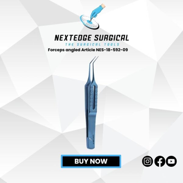 Forceps angled Article NES-18-592-09