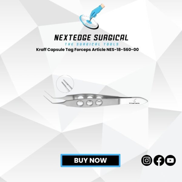 Kraff Capsule Tag Forceps Article NES-18-560-00