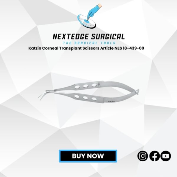 Katzin Corneal Transplant Scissors Article NES 18-439-00