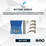 Conventional Laryngoscope Set Mc-INTOSH LARYNGOSCOPE CONVENTIONAL STANDARD ILLUMINATION ADULT SET Set of 1,2,3,4 Blades Article NES-01-167-00