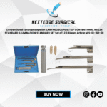 Conventional Laryngoscope Set LARYNGOSCOPE SET OF CONVENTIONAL MILLER STANDARD ILLUMINATION STANDARD SET Set of 1,2,3 Blades Article NES-01-169-00