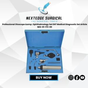 Professional Otoscope & Ophthalmology Set ENT Medical Diagnostic Set Article NES-01-173-00