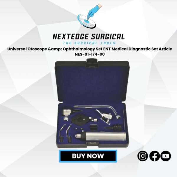 Universal Otoscope & Ophthalmology Set ENT Medical Diagnostic Set Article NES-01-174-00