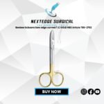 Beebee Scissors Saw edge curved T.C GOLD NES Article 786-2702