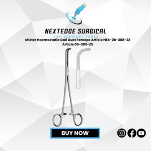 Mixter Haemostatic Gall Duct Forceps Article NES-06-388-22 Article 06-389-25