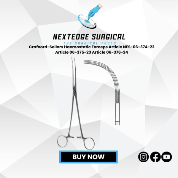 Crafoord-Sellors Haemostatic Forceps Article NES-06-374-22 Article 06-375-23 Article 06-376-24