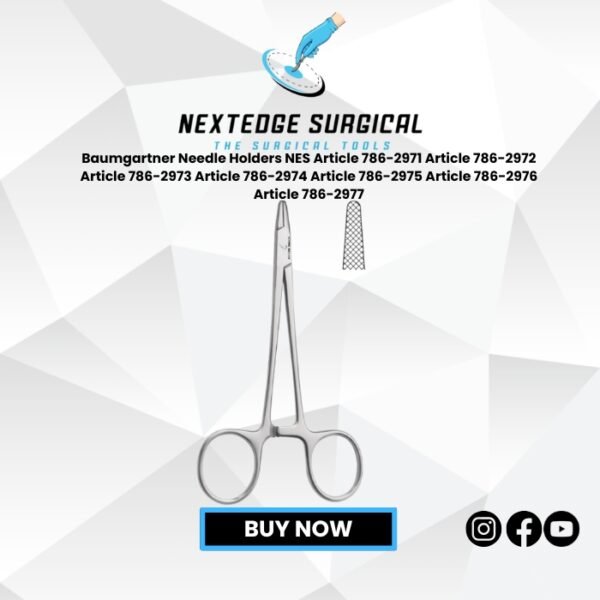 Baumgartner Needle Holders NES Article 786-2971 Article 786-2972 Article 786-2973 Article 786-2974 Article 786-2975 Article 786-2976 Article 786-2977