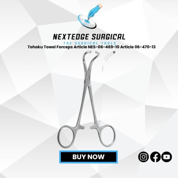 Tohoku Towel Forceps Article NES-06-469-10 Article 06-470-13
