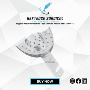 English Pattern Punched Type UPPER S Article NES-786-4312