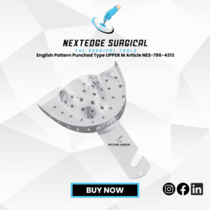 English Pattern Punched Type UPPER M Article NES-786-4313