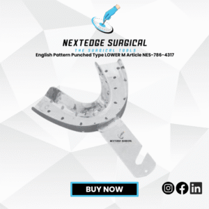 English Pattern Punched Type LOWER M Article NES-786-4317