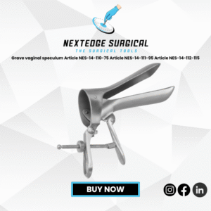 Grave vaginal speculum Article NES-14-110-75 Article NES-14-111-95 Article NES-14-112-115