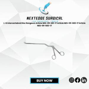 L-G Intervertebral Disc Rongeurs Article NES-09-681-17 Article NES-09-682-17 Article NES-09-683-17