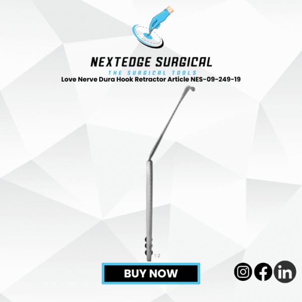 Love Nerve Dura Hook Retractor Article NES-09-249-19