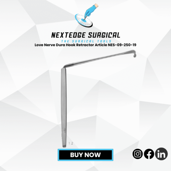 Love Nerve Dura Hook Retractor Article NES-09-250-19
