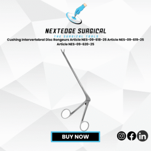 Cushing Intervertebral Disc Rongeurs Article NES-09-618-25 Article NES-09-619-25 Article NES-09-620-25