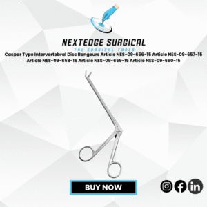 Caspar Type Intervertebral Disc Rongeurs Article NES-09-656-15 Article NES-09-657-15 Article NES-09-658-15 Article NES-09-659-15 Article NES-09-660-15