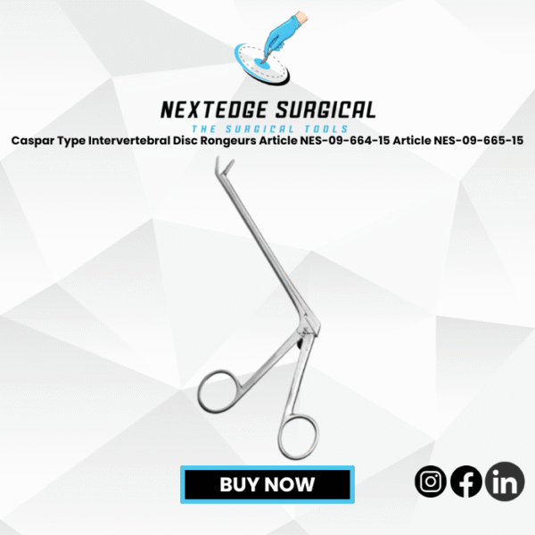 Caspar Type Intervertebral Disc Rongeurs Article NES-09-664-15 Article NES-09-665-15