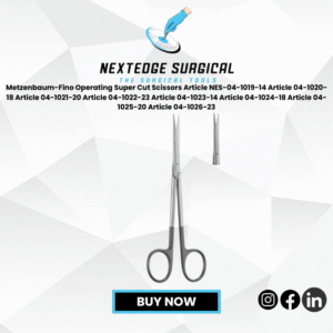 Metzenbaum-Fino Operating Super Cut Scissors Article NES-04-1019-14 Article 04-1020-18 Article 04-1021-20 Article 04-1022-23 Article 04-1023-14 Article 04-1024-18 Article 04-1025-20 Article 04-1026-23