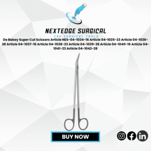 De Bakey Super Cut Scissors Article NES-04-1034-16 Article 04-1035-23 Article 04-1036-28 Article 04-1037-16 Article 04-1038-23 Article 04-1039-28 Article 04-1040-16 Article 04-1041-23 Article 04-1042-28