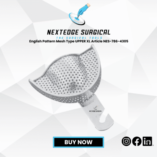 English Pattern Mesh Type UPPER XL Article NES-786-4305