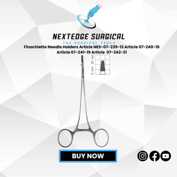Finochietto Needle Holders Article NES-07-239-13 Article 07-240-16 Article 07-241-19 Article  07-242-21
