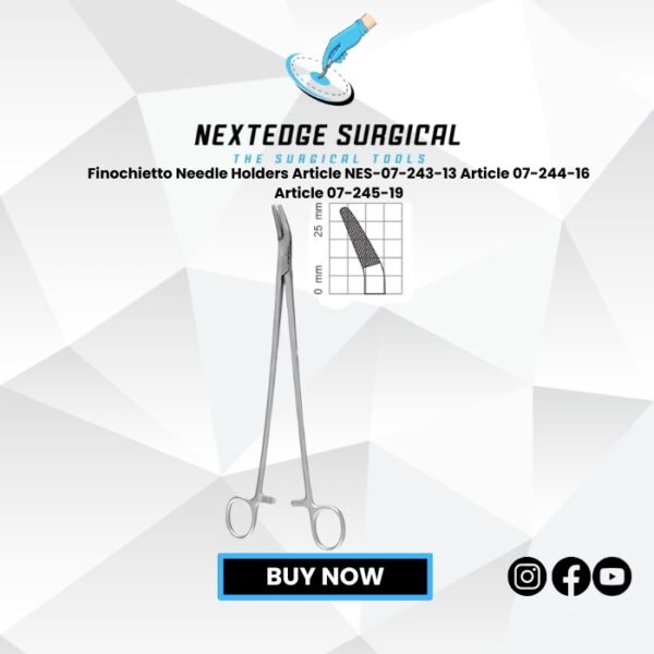 Finochietto Needle Holders Article NES-07-243-13 Article 07-244-16 Article 07-245-19