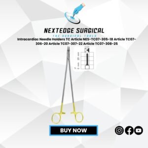 Intracardiac Needle Holders TC Article NES-TC07-305-18 Article TC07-306-20 Article TC07-307-22 Article TC07-308-25