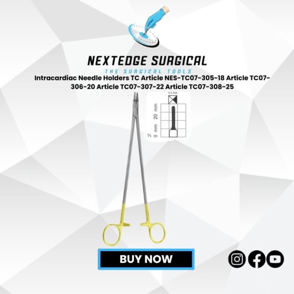 Intracardiac Needle Holders TC Article NES-TC07-305-18 Article TC07-306-20 Article TC07-307-22 Article TC07-308-25