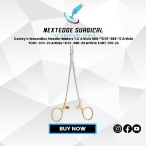 Cooley Intracardiac Needle Holders T.C Article NES-TC07-388-17 Article TC07-389-20 Article TC07-390-23 Article TC07-391-26