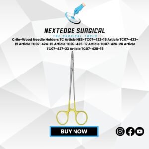 Crile-Wood Needle Holders TC Article NES-TC07-422-15 Article TC07-423-19 Article TC07-424-15 Article TC07-425-17 Article TC07-426-20 Article TC07-427-23 Article TC07-428-15