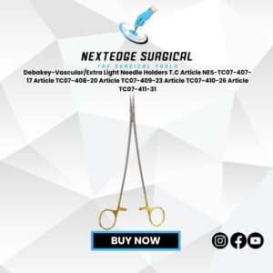 Debakey-Vascular/Extra Light Needle Holders T.C Article NES-TC07-407-17 Article TC07-408-20 Article TC07-409-23 Article TC07-410-26 Article TC07-411-31