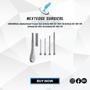 UNIVERSAL Abdominal Trocar Set Article NES 02-100-14 Article 02-101-06 Article 02-102-01 Article 02-102-01