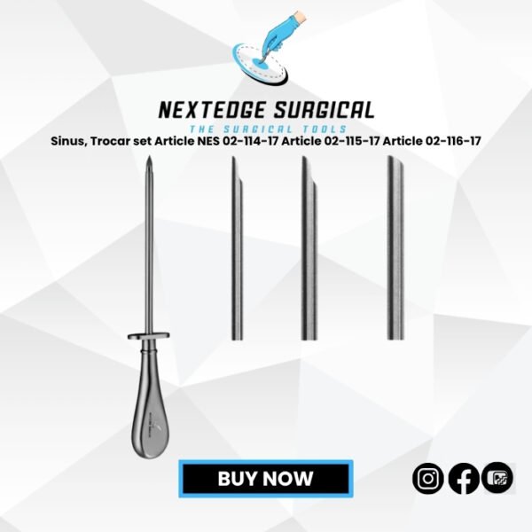 Sinus, Trocar set Article NES 02-114-17 Article 02-115-17 Article 02-116-17