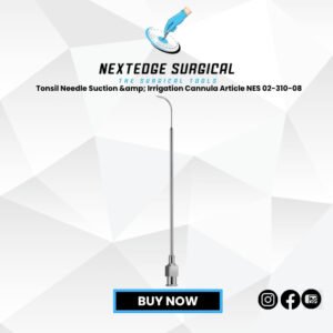 Tonsil Needle Suction & Irrigation Cannula Article NES 02-310-08