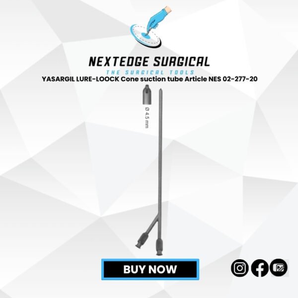 YASARGIL LURE-LOOCK Cone suction tube Article NES 02-277-20