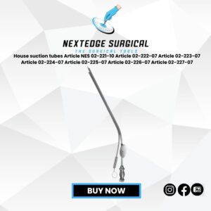 House suction tubes Article NES 02-221-10 Article 02-222-07 Article 02-223-07 Article 02-224-07 Article 02-225-07 Article 02-226-07 Article 02-227-07