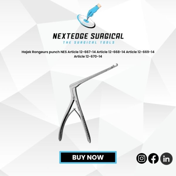 Hajek Rongeurs punch NES Article 12-667-14 Article 12-668-14 Article 12-669-14 Article 12-670-14