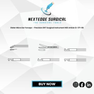 Dieter Micro Ear Forceps – Precision ENT Surgical Instrument NES Article 12-371-08