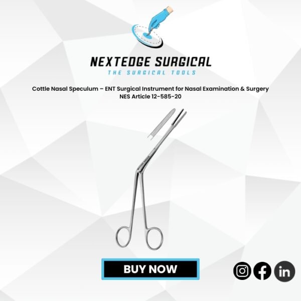 Cottle Nasal Speculum – ENT Surgical Instrument for Nasal Examination & Surgery NES Article 12-585-20
