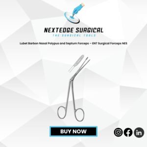Lubet Barbon Nasal Polypus and Septum Forceps – ENT Surgical Forceps NES