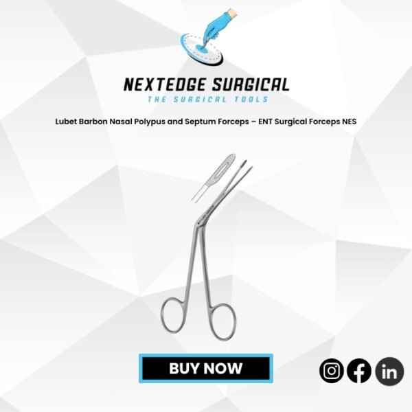 Lubet Barbon Nasal Polypus and Septum Forceps – ENT Surgical Forceps NES