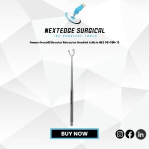 Fomon Nostril Elevator Retractor Hooklet Article NES 08-186-16
