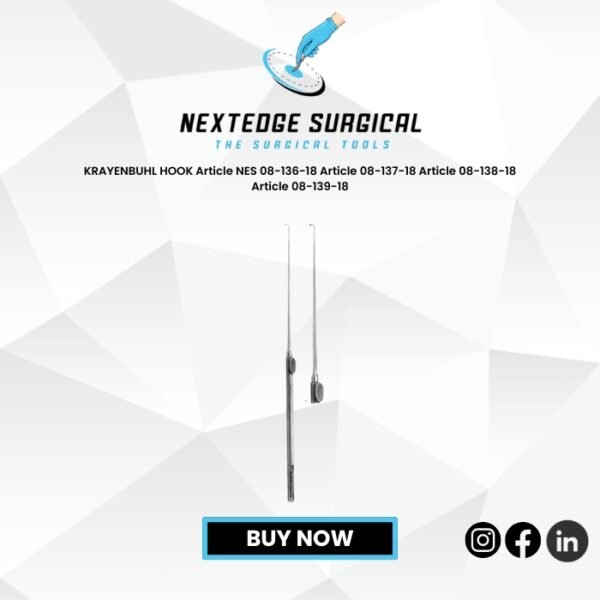 KRAYENBUHL HOOK Article NES 08-136-18 Article 08-137-18 Article 08-138-18 Article 08-139-18